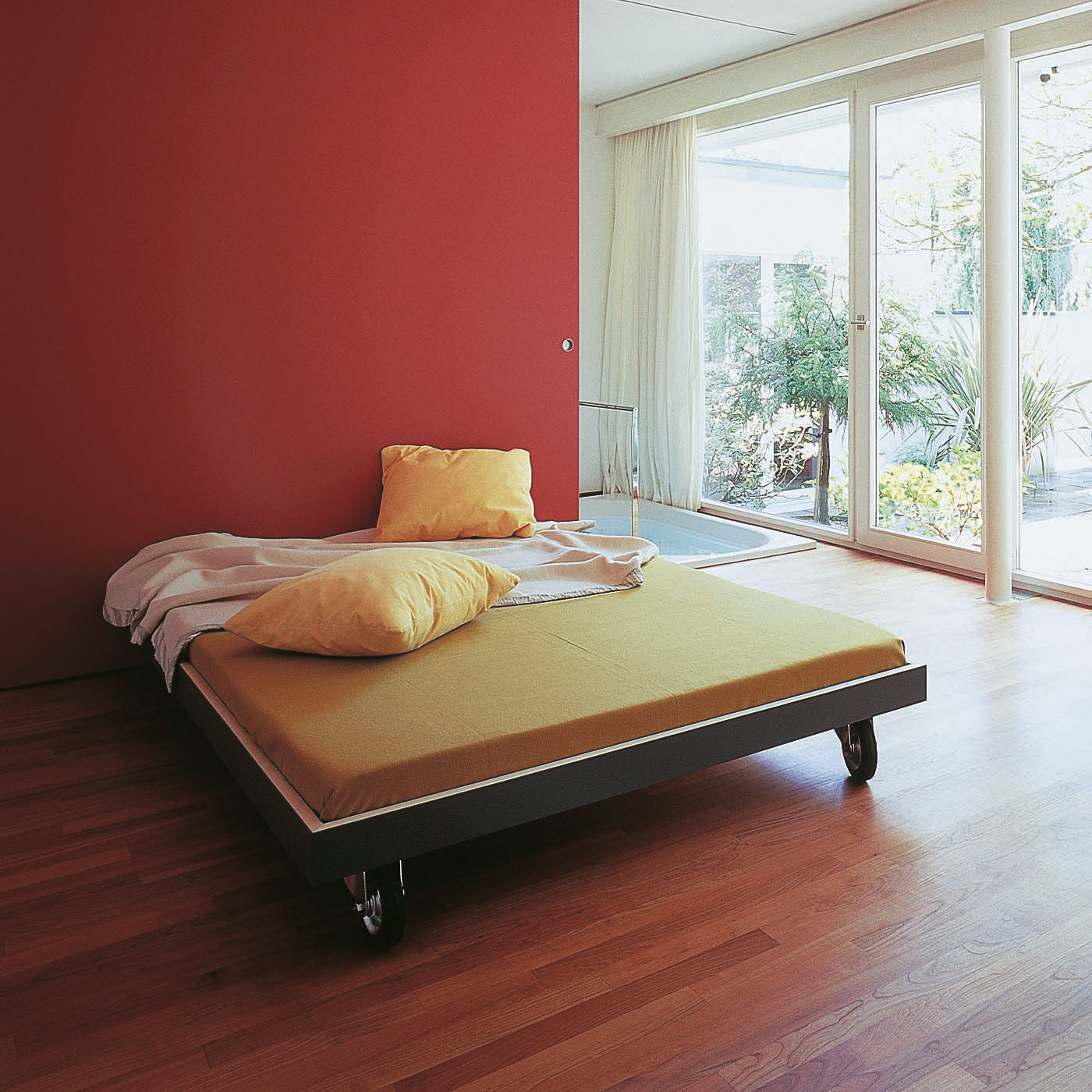 bett basic anthrazit rahmenhöhe 12