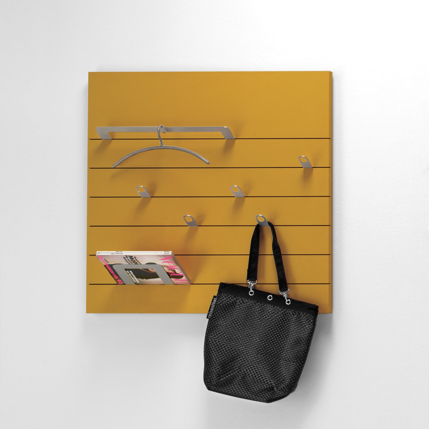garderobe 100 x 100 cm linoleum ocker / senf