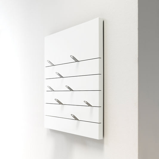 garderobe folie weiss 90 x 90 cm